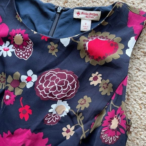 Brooks Brothers ‘Red Fleece’ floral dress size 0 - Picture 3 of 3